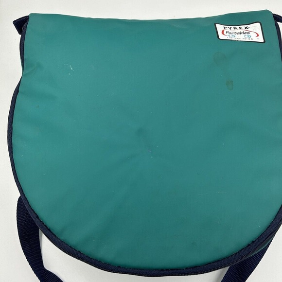 Pyrex Portables Way To Go 4.5 Qt Green Insulated Carrying Bag Hot & Cold Handle - Picture 4 of 13